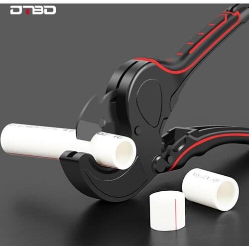DTBD Pipe Cutter 36-75MM Pipe Scissors SK5 Material With Treatment Ratchet PVC/PU/PP/PE Hose Pipe Cutter Scissors Hand Tools