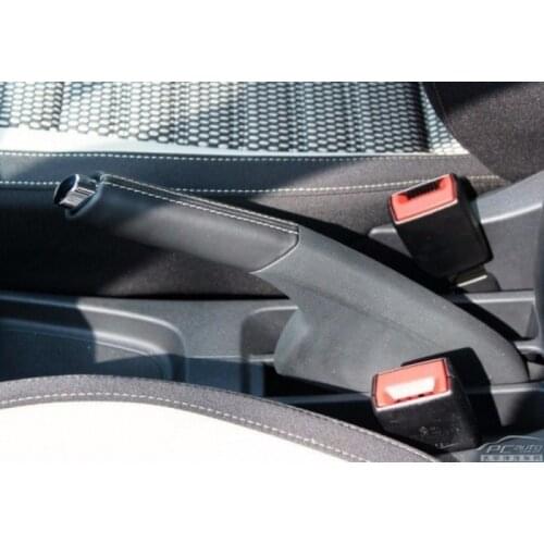 OEM New Polo CROSS new Santana Xin Rui modified leather hand brake sheath handbrake handle bright button cover