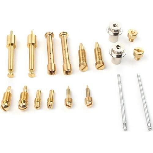 Main Carburetor Kits Motorcycle O-Ring Repair Slow Jets Top Cap Gasket Float Bowl Gasket