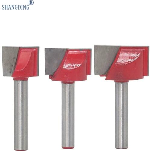 Computer Carving Machine Tool Carpentry Milling Cutter 6mm Clear Bottom Milling Bottom But Edge Mesa Edge Trimmer Cutter Head