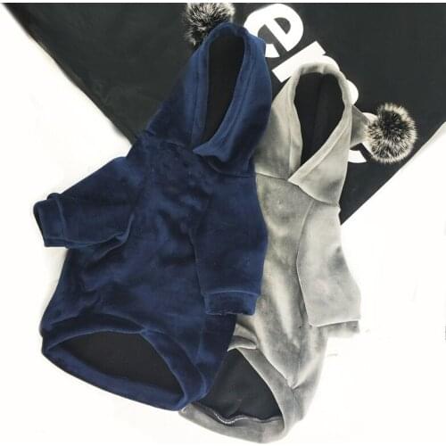 Dog Jacket Winter Warm Fleece Hoodie For Mid Small Puppys B610