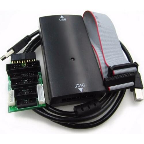 LINK V9 Emulator Kit Simulator with Convert Board USB Cable AMR Emulator Debugging Tools Support JTAG/Cortex/STM32 Black