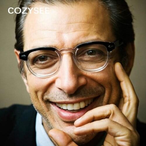 2019 New Johnny Depp Style Glasses Men Retro Vintage Prescription Eyeglasses Women Optical Spectacle Frame Clear lens Black