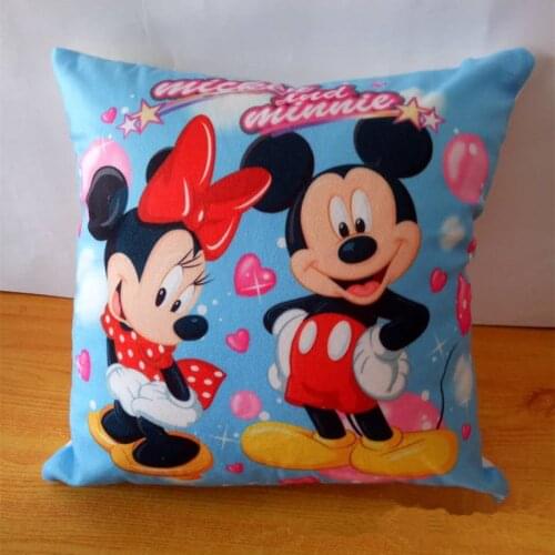 Unstuffed Mickey Mouse Plush Pillow Cover Minnie Cartoon Cushion Case for Sofa Soft Pad Unfilling Only Covers Home Decoration