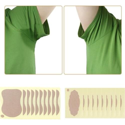 10pcs/Bag Women Men Armpits Anti Sweat Pads Foot Underarm Dress Anti Sweat Stickers Patch Summer Deodorant Patch
