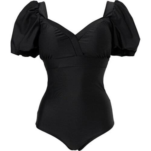 2021 new student black sexy customizable Logo 3D full body printing slim short sleeved one piece swimsuit