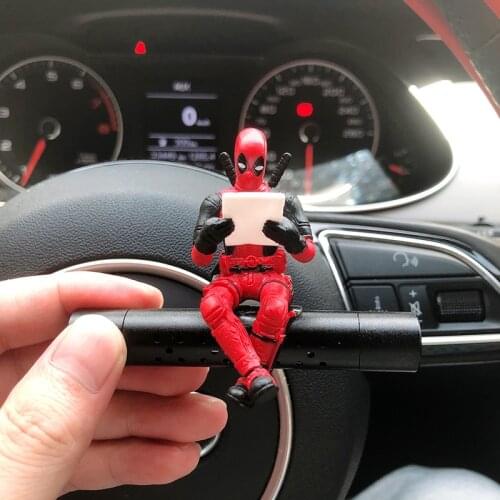 Car Air Freshener Superhero Deadpool Styling Auto Air Outlet Decoration Perfume Flavoring For Cars Interior Car Accessories