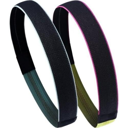 Fitness marathon headband GYM Sweat Hoop Bandana Bezel Bike Sport Headwear Silicone Soft Hollow Thin dry Cycling Headbands 2018