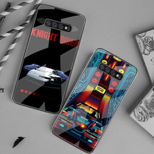 Knight Rider Kitt Car Dashboard Graphic Phone Case Tempered Glass For Samsung S20 Plus S7 S8 S9 S10 Plus Note 8 9 10 Plus