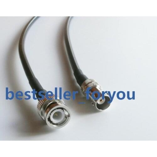BNC male plug to BNC female jack RF Pigtail Coaxial Jump RG58 Cable 30cm 12inch