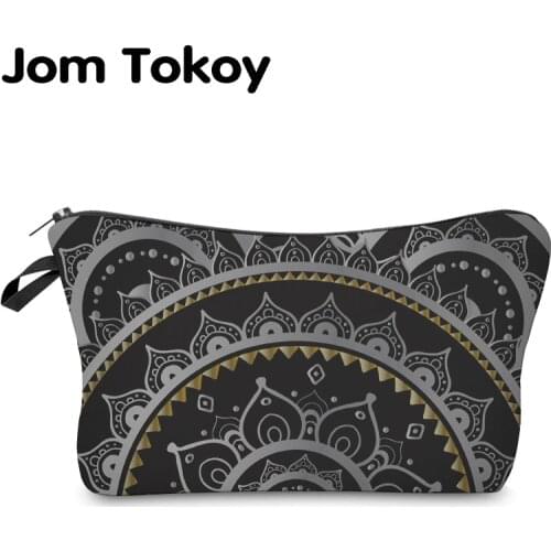 Jom Tokoy Cosmetic Organizer Bag Make Up Printing Mandala Cosmetic Bag Fashion Women Brand Makeup Bag Hzb916