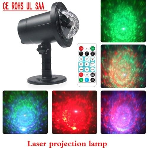 Led Outdoor Waterproof Dynamic Water Lamp Flame Lamp Laser Inserted Lawn Projector Lamp Bar Radium Lamp