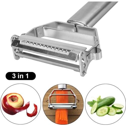 Vegetable Fruit Peeler Kitchen Tools Carrot Grater Slicer Shredder Multi-function Kitchen Potato Peeler Stainless Steel