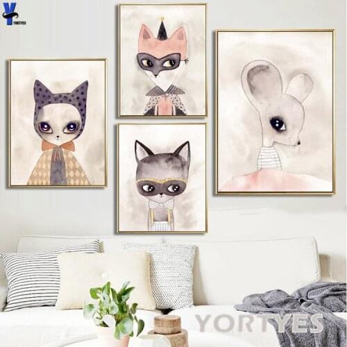 YORTYES Wall Watercolor Paintings