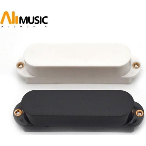 10PCS Single coil Active Pickup Covers/Lid/Shell/Top for Electric Guitar / Black - White for choos
