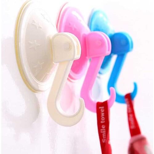 2Pcs Towel Dishcloth Hanger Bathroom Kitchen Tools ABS Suction Cup Hooks Hanging Strong Wall Sucker Vacuum Traceless Hooks