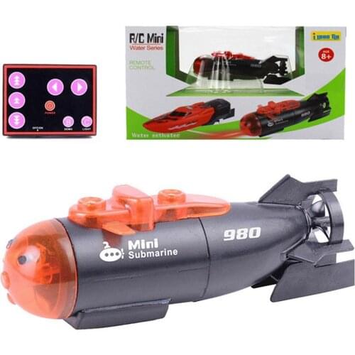 2020 Free Shipping Updated Version RC Submarine Speed Mini Boat Remote Control Drone Pigboat Simulation Model Gift Toy Kids#g4