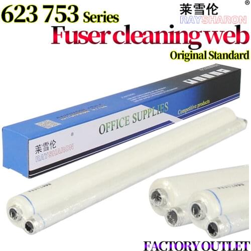 2X Upper Lower Fuser Cleaning Web Roller For Use in Sharp 753 MX 620 550 623 625 700 753 623 MX753N M623