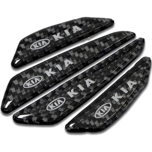 4pcs Car Door Side Edge Protection Guards Decorative Sticker Car Badge for KIA K2 K3 K5 Sorento Sportage R Rio Soul Cap