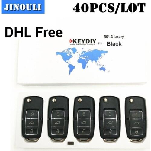 40pcs/Lot KD B01-3 LUXURY Black For KD900/KD900+/URG200 Key Programmer B Series Remote Control