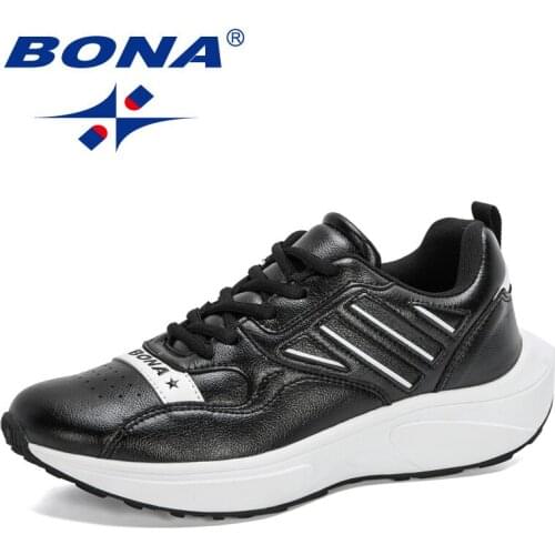 BONA 2021 New Designers Casual Shoes Fashion Sneakers Men Handmade Breathable Leisure Shoes Man Luxury Brand Boat Footwear Soft
