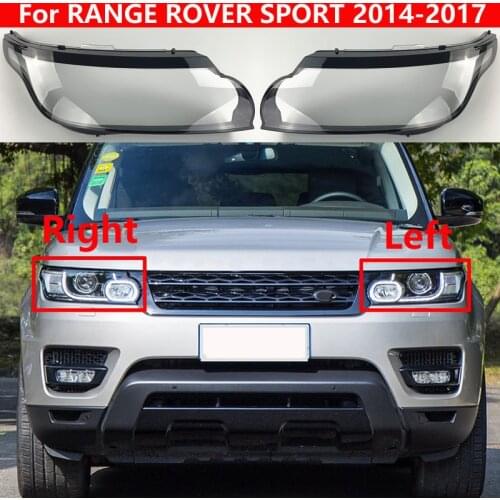 Case For LAND ROVER RANGE ROVER SPORT 2014-2017 Car Front Headlight Cover Glass Lens Shell Auto Light Caps Lampshade Lamp Shade