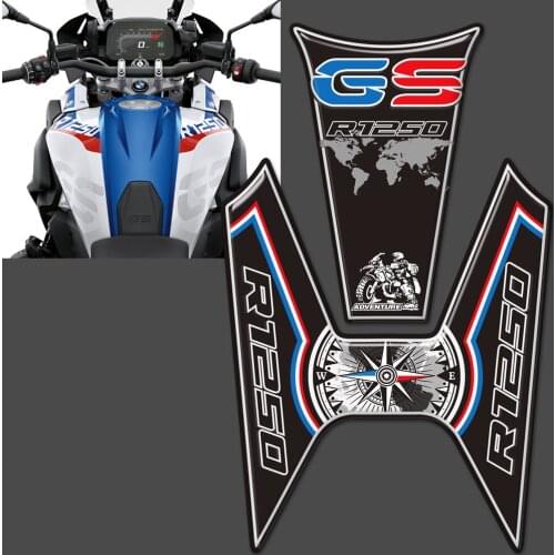 For BMW R1250GS R1250 R 1250 GS GSA Motorcycle Stickers Tank Pad Fender Fairing Beak Luggage Aluminum Case ADV Adventure 2019