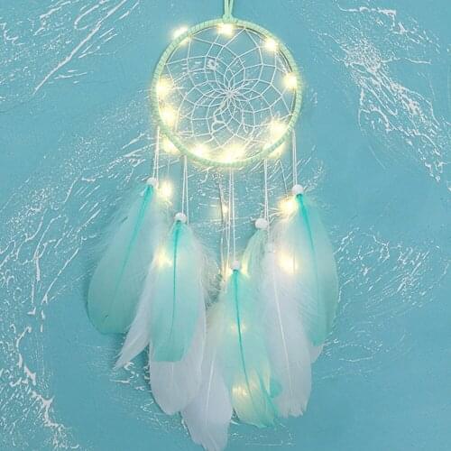 Purple Feather Dream Catchers Feathers Wall Hanging Nordic Room Car Home Decor Hunter Substance Dreamcatcher Ornament