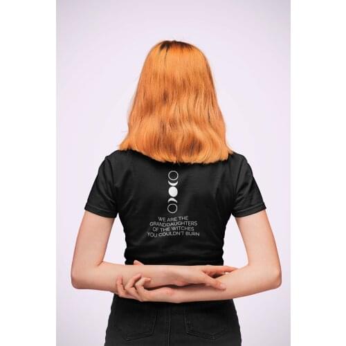 Urban Witch gothic moon phase T-shirt women 100% Cotton funny street style tumblr casual graphic Fashion unisex tee top tshirt