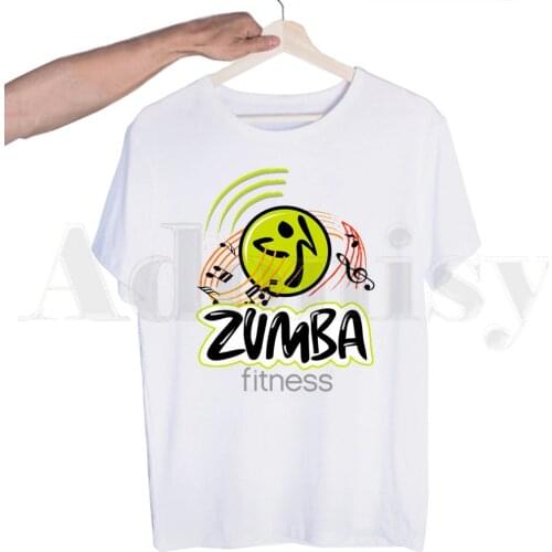 Zumba Fitness Dance Lover Christmas Graphic T-shirt for Men Short Sleeve Men Tops T Shirt for Male White T Shirt Women Tees