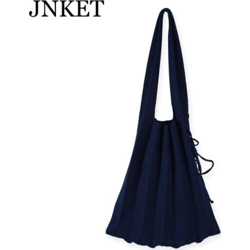 JNKET New Womens Woolen Yarn Shoulder Bag Crossbody Bag Womens Sling Bag