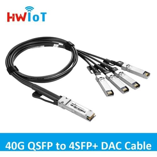 High Performance 40G to 4SFP+ Direct Attach DAC Copper Twinax Cable 0.5M Up 7M Compatible Brocade Dell Mellanox