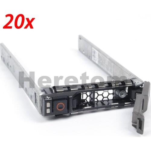 20PCS Express Shipping G176J 2.5" SAS/SATA Hard Drive Tray Caddy for DELL R610 R710 R720 R410 R510 T710 HDD Caddy Bracket 0G176J