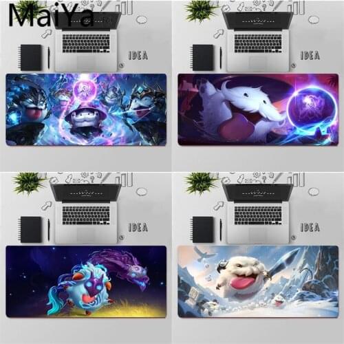 Maiya Top Quality LOL League Of Legends Poro laptop Gaming mouse pad Free Shipping Large Mouse Pad Keyboards Mat
