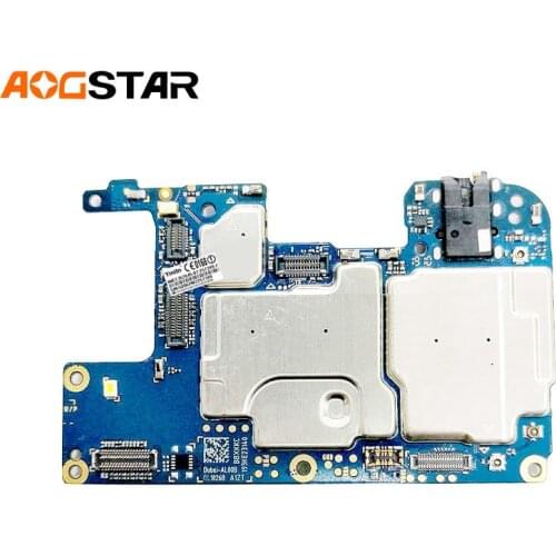 Aogstar Original Work Well Unlocked Motherboard Mainboard Main Circuits Flex Cable For Huawei Y7 Prime 2019 DUB-LX1 DUB-AL00