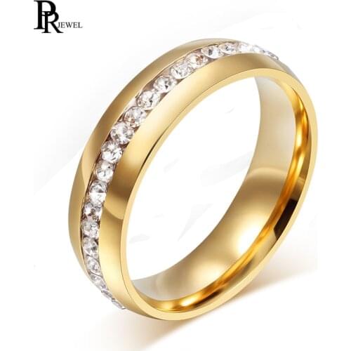 Twinkling Rhinestone Wedding Rings 5-13 US Size Luxury Jewelry for Woman And Mans
