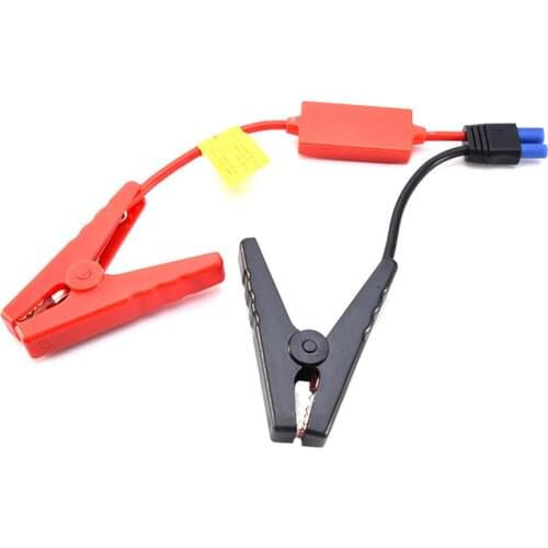 New Automotive Emergency Battery Jumper Cables Replacement Jump Box Cables Battery Clips EC5 Connector for 12V Portable