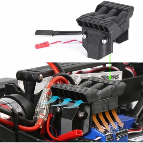 New TRX4 ESC Radiator Cooling Fan for 1/10 RC Crawler TRX 4 82056-4 TRAXXAS TRX-4