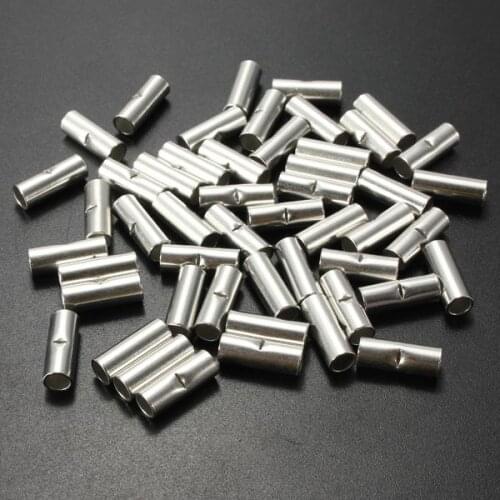 50 pieces of 10-12 AWG size non-insulated non-insulated bat crimp connector terminals