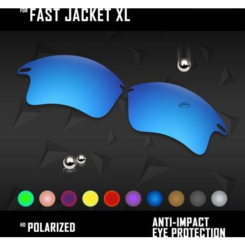 OOWLIT Lenses Replacements For Oakley Fast Jacket XL OO9156 Sunglasses Polarized - Multi Colors