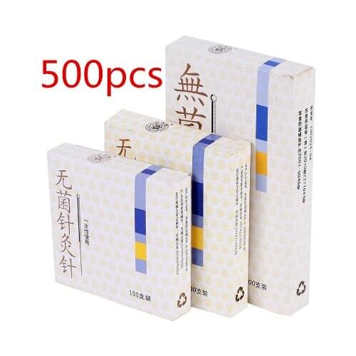 Wholesale 500 Acupuncture Needles Disposable Chinese Needle Acupuncture beauty massage