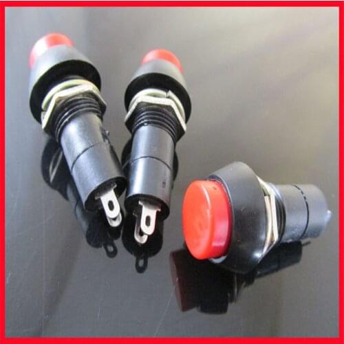 PBS-11A Round hole installation button switch with self-locking installation diameter 12MM