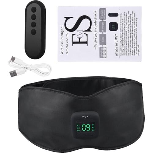 CkeyiN EMS Fitness Fat Burning Waist Belt ElectricMuscle Stimulator body shaping 6 modes Slimming belt Weight Loss Massager