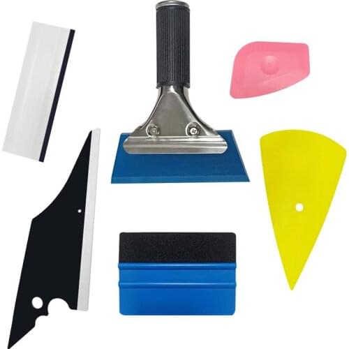 Profession 6 PCS Vehicle Glass Protective Film Car Window Wrapping Tint Vinyl Installing Tool carro Wholesale Quick delivery CSV