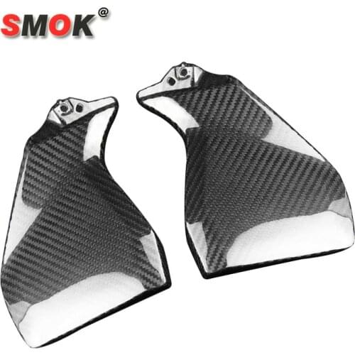 SMOK For YAMAHA MT-09 FZ-09 MT09 FZ09 2014 to 2019 MT 09 FZ 09 Real Carbon Fiber Gas Tank Side Cover Trim Fairing Motorcycle