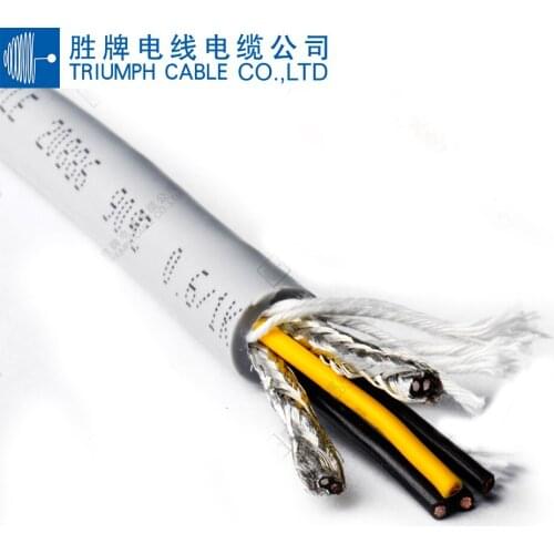 TRIUMPHCABLE/SHENGPAI 10 M UL2464 18AWG 2/3/4/5/6/7/8 core PVC multi-core shielded cable anti-interference control wire cable