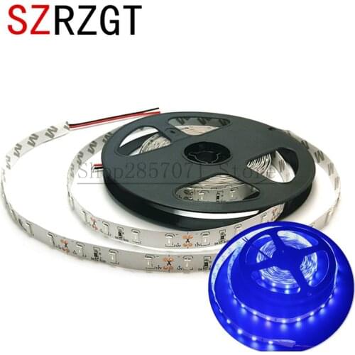 High Bright 5m Led Strip Light 5630 SMD 60led/m No-waterproof Flexible Blue
