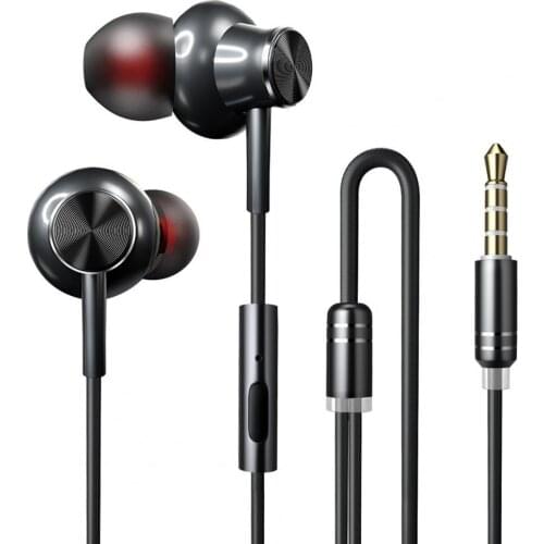 3.5mm/C-type High-quality Wired Earphone Bass Stereo In-ear Earphones with Mic Hansfree Earphone for Android iOS