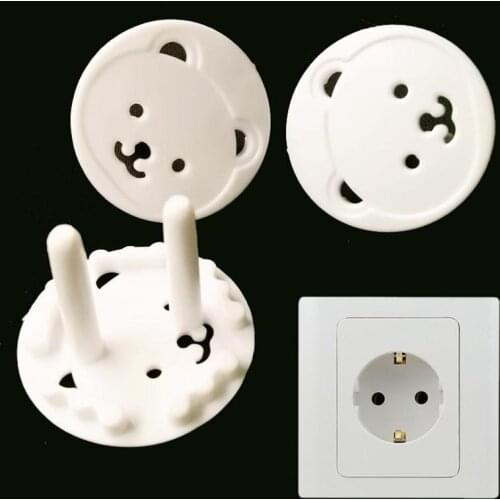 10pcs/lot Baby Safety Electric EU Socket Outlet Plug Protection Cover Kids Child Anti Electric Shock Protector Kit Baby Care
