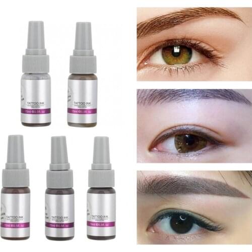 15ml Eyebrow Tattoo Plant Pigment Tattoo Ink Makeup Cosmetics Tool Accessory q